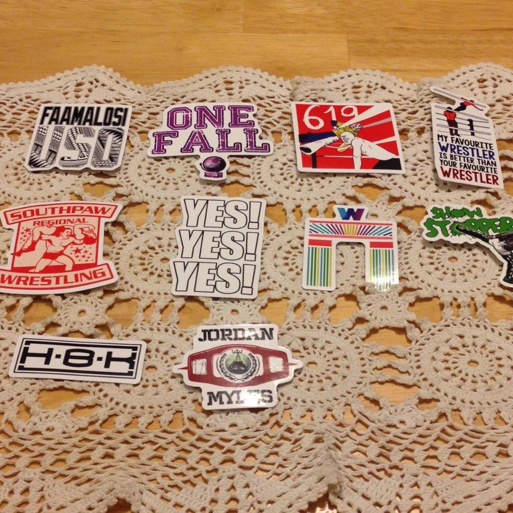 WWE Wrestling Stickers -  WrestleMania